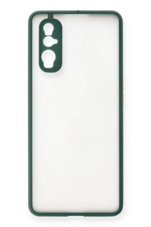 Oppo Find X2 Kılıf Montreal Silikon Kapak - Yeşil-(5796)