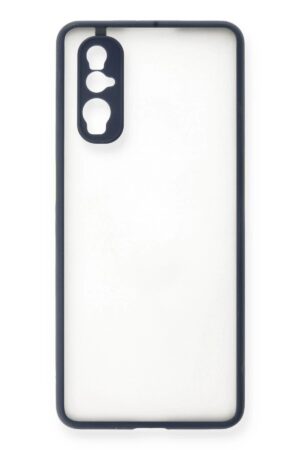 Oppo Find X2 Kılıf Montreal Silikon Kapak - Lacivert-(5796)