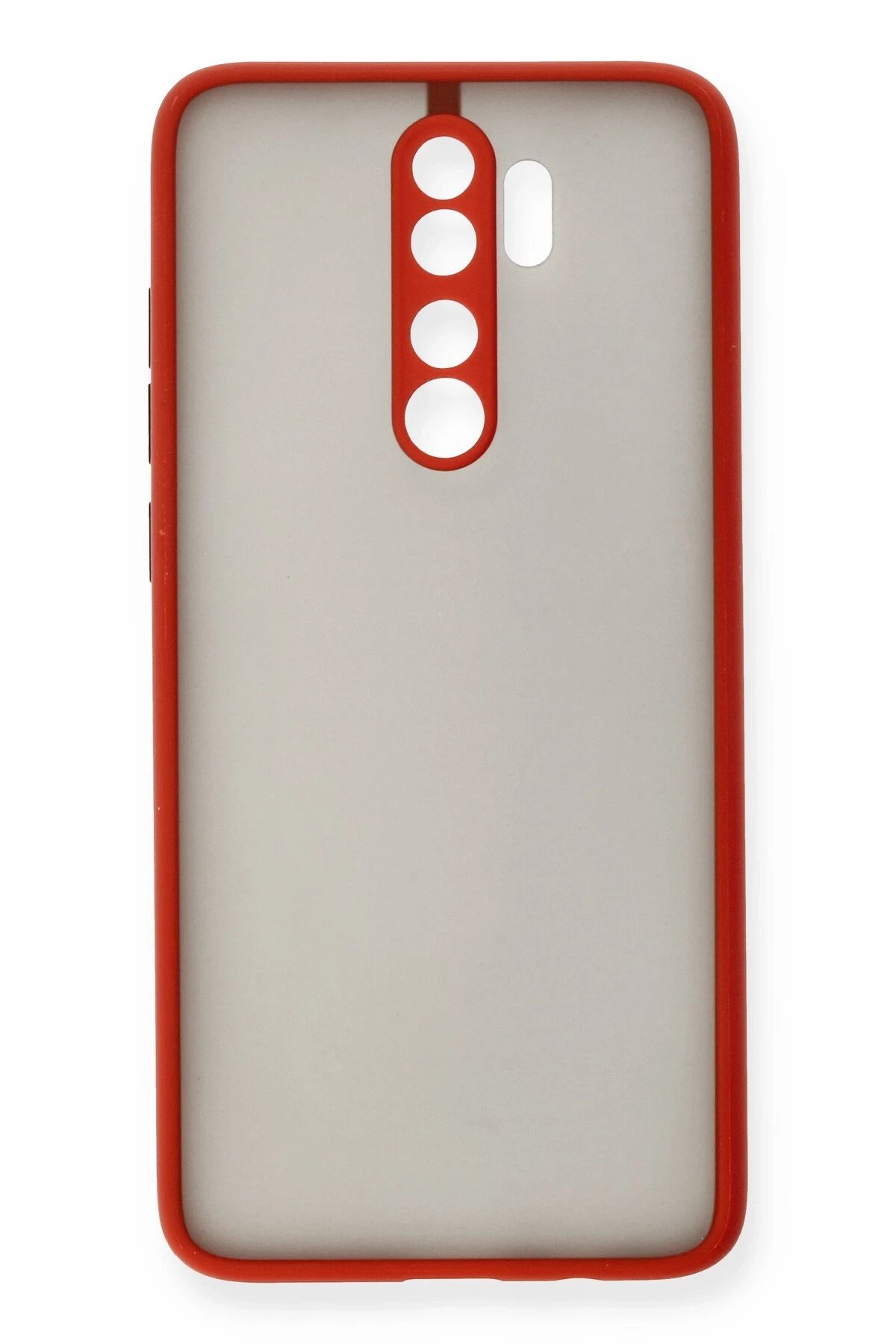 Xiaomi Redmi Note 8 Pro Kılıf Montreal Silikon Kapak - Kırmızı-(5796) - Görsel 2