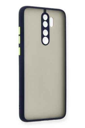 Xiaomi Redmi Note 8 Pro Kılıf Montreal Silikon Kapak - Lacivert-(5796)