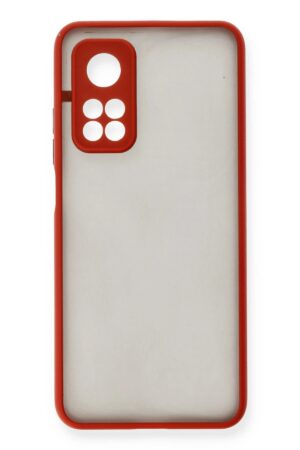 Xiaomi Mi 10T Kılıf Montreal Silikon Kapak - Kırmızı-(5796)