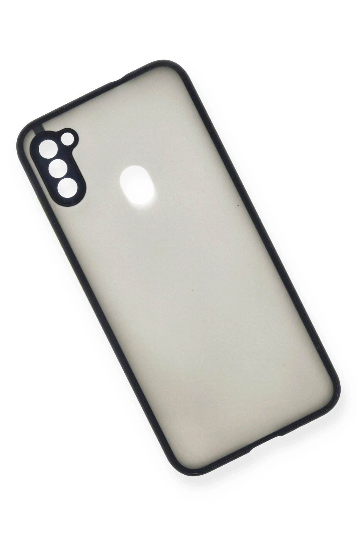 Samsung Galaxy A11 Kılıf Montreal Silikon Kapak - Lacivert-(5796) - Görsel 3