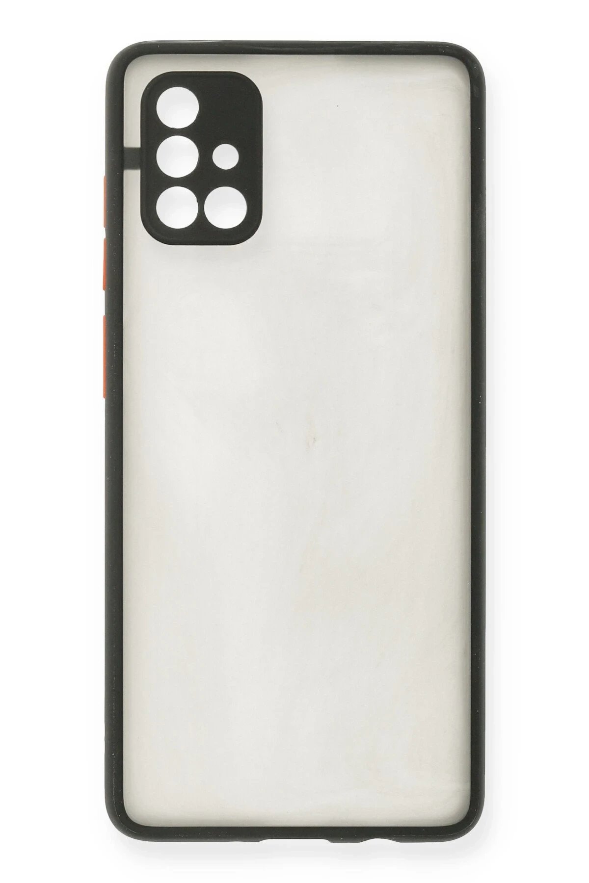 Samsung Galaxy A71 Kılıf Montreal Silikon Kapak - Siyah-(5796) - Görsel 2