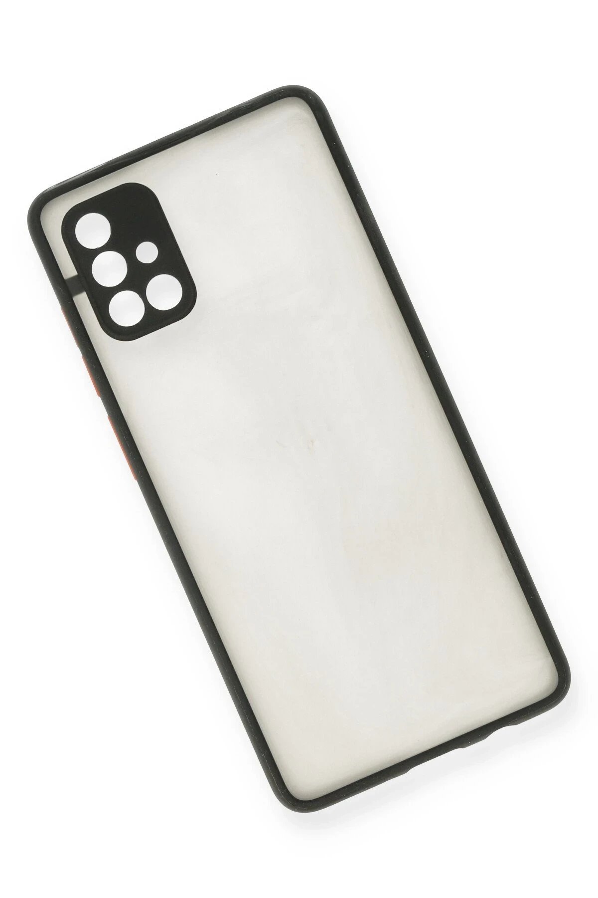 Samsung Galaxy A71 Kılıf Montreal Silikon Kapak - Siyah-(5796) - Görsel 3