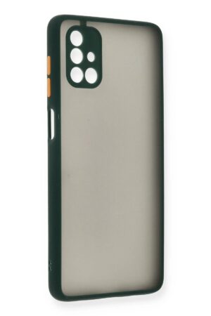 Samsung Galaxy M51 Kılıf Montreal Silikon Kapak - Yeşil-(5796)