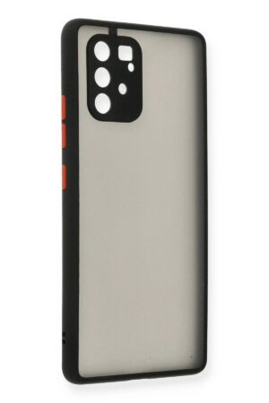 Samsung Galaxy A91 / S10 Lite Kılıf Montreal Silikon Kapak - Siyah-(5796)