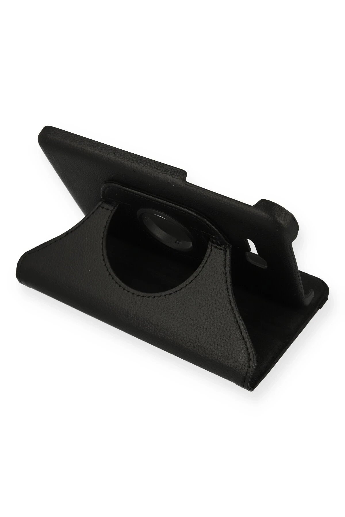 Samsung Galaxy T110 / T113 Tab 3 Lite 7 Kılıf 360 Tablet Deri Kılıf - Siyah-(5796)