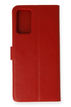 Samsung Galaxy Note 20 Kılıf Trend S Plus Kapaklı Kılıf - Kırmızı-(5796)