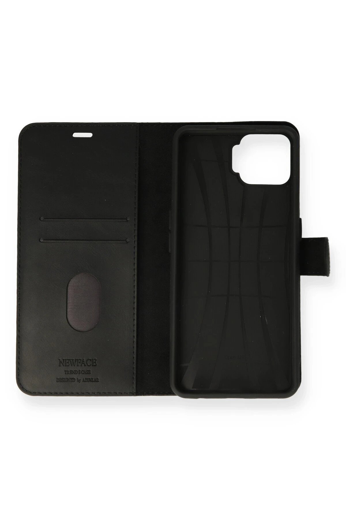 Oppo A73 Kılıf Trend S Plus Kapaklı Kılıf - Siyah-(5796) - Görsel 2