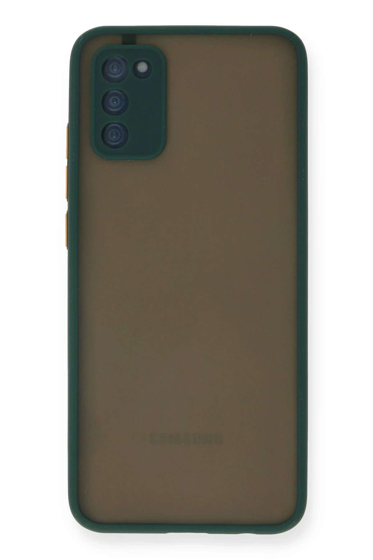 Samsung Galaxy A02S Kılıf Montreal Silikon Kapak - Yeşil-(5796)