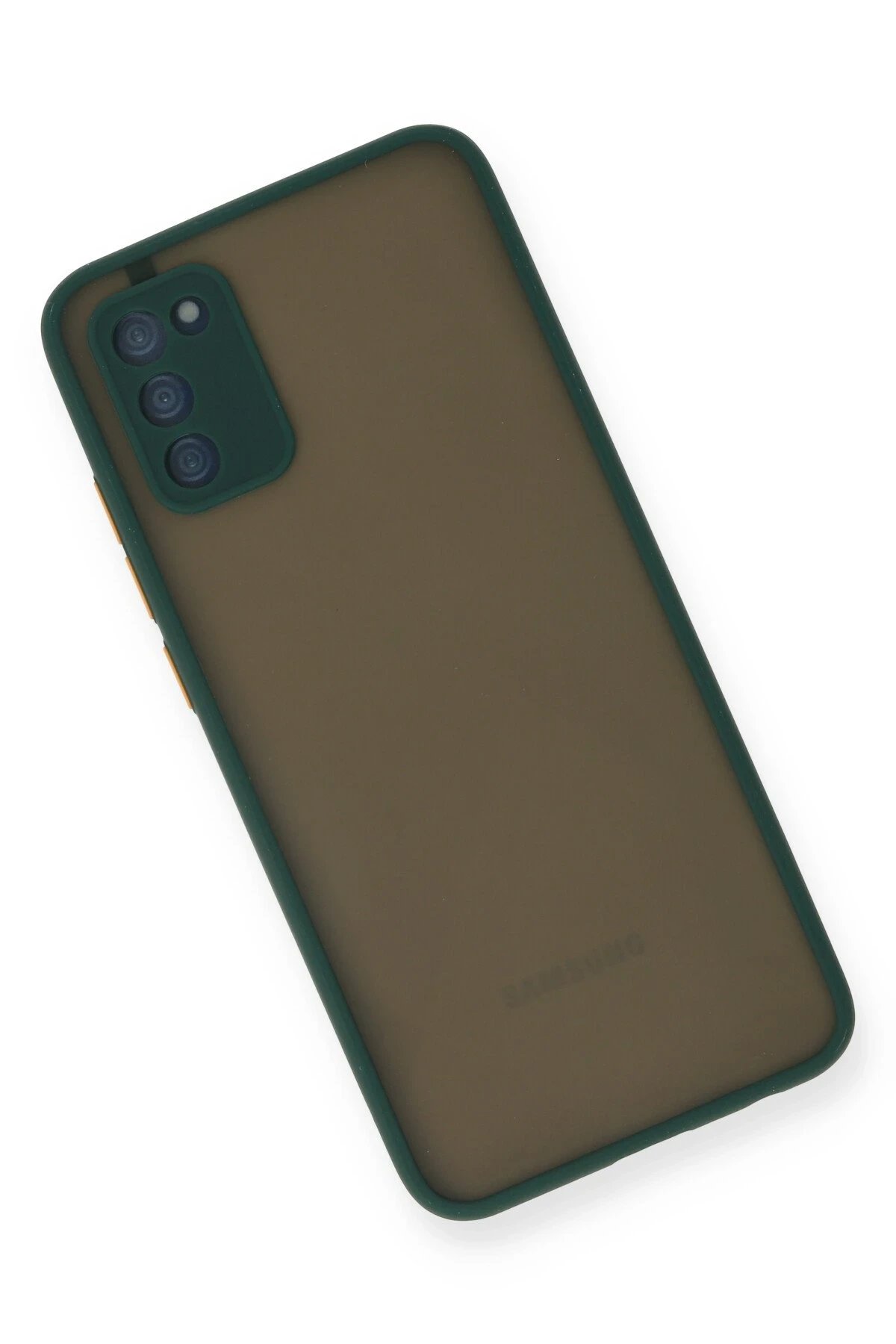 Samsung Galaxy A02S Kılıf Montreal Silikon Kapak - Yeşil-(5796) - Görsel 3