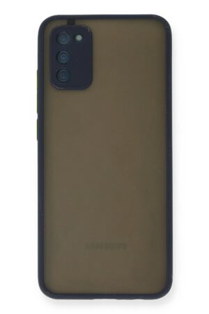 Samsung Galaxy A02S Kılıf Montreal Silikon Kapak - Lacivert-(5796)