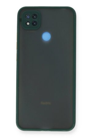 Xiaomi Redmi 9C Kılıf Montreal Silikon Kapak - Yeşil-(5796)