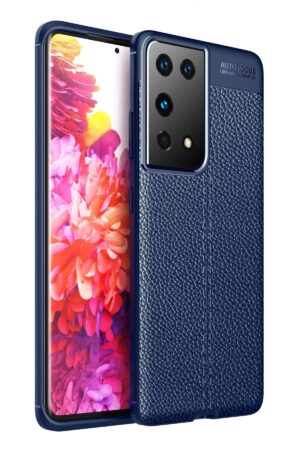Samsung Galaxy S21 Ultra Kılıf Auto Focus Kapak - Lacivert-(5796)