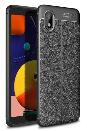 Samsung Galaxy A01 Core Kılıf Auto Focus Kapak - Siyah-(5796)