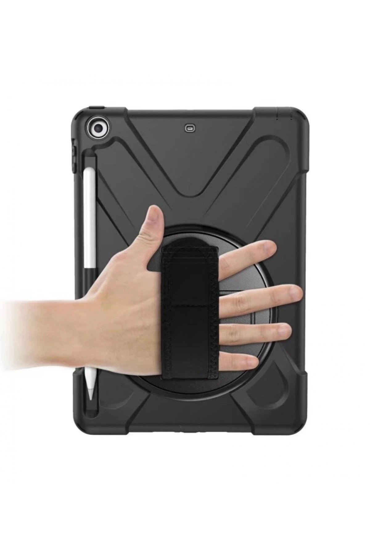 iPad 10.2 (7.nesil) Kılıf Amazing Tablet Kapak - Siyah-(5796) - Görsel 2