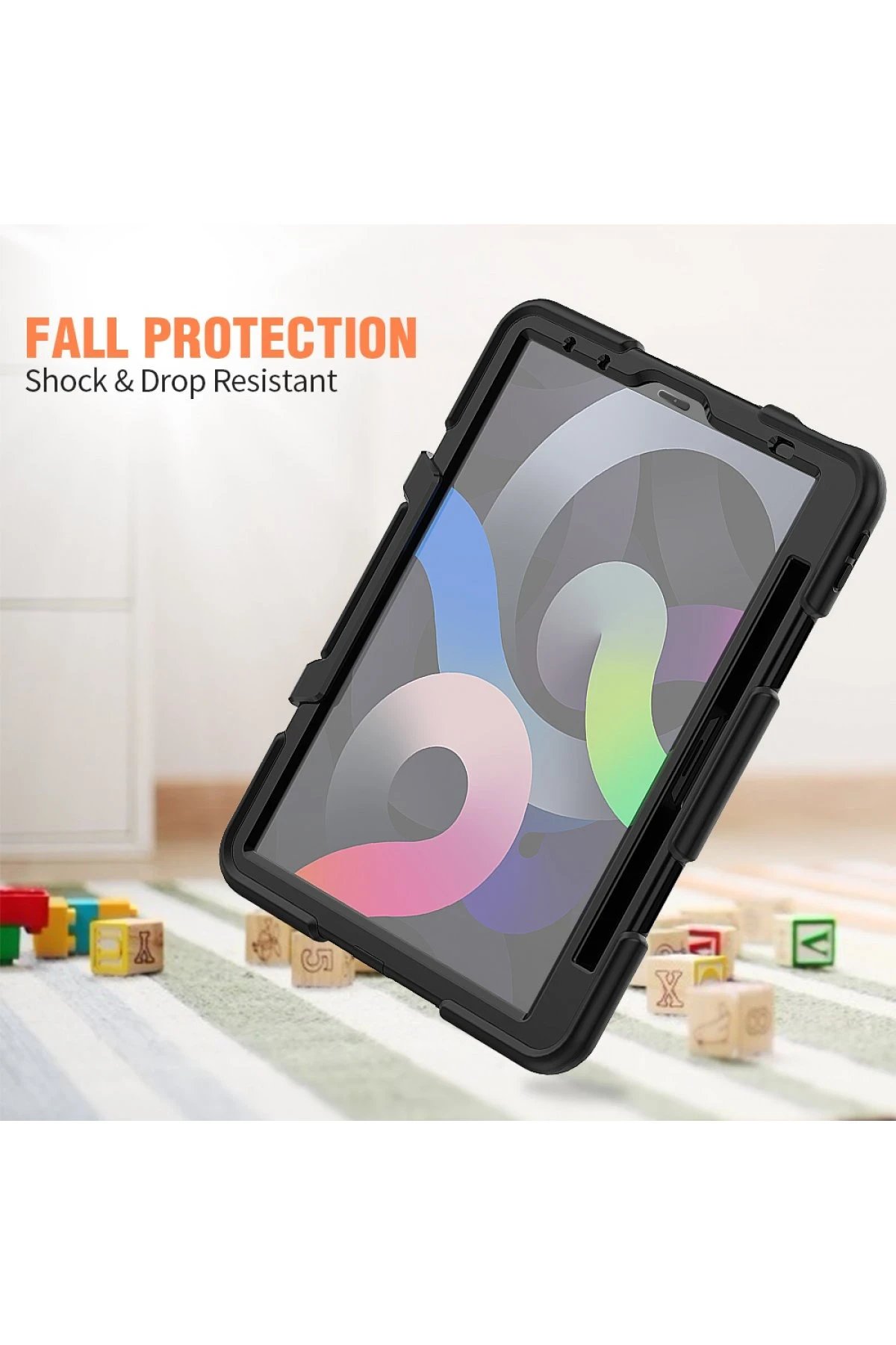 iPad Pro 11 (2020) Kılıf Griffin Tablet Kapak - Siyah-(5796) - Görsel 5