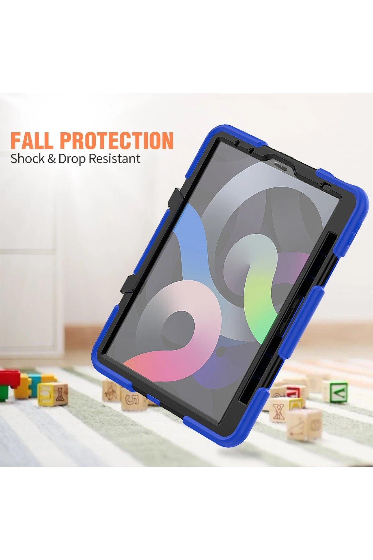 iPad Pro 11 (2020) Kılıf Griffin Tablet Kapak - Mavi-(5796) - Görsel 5