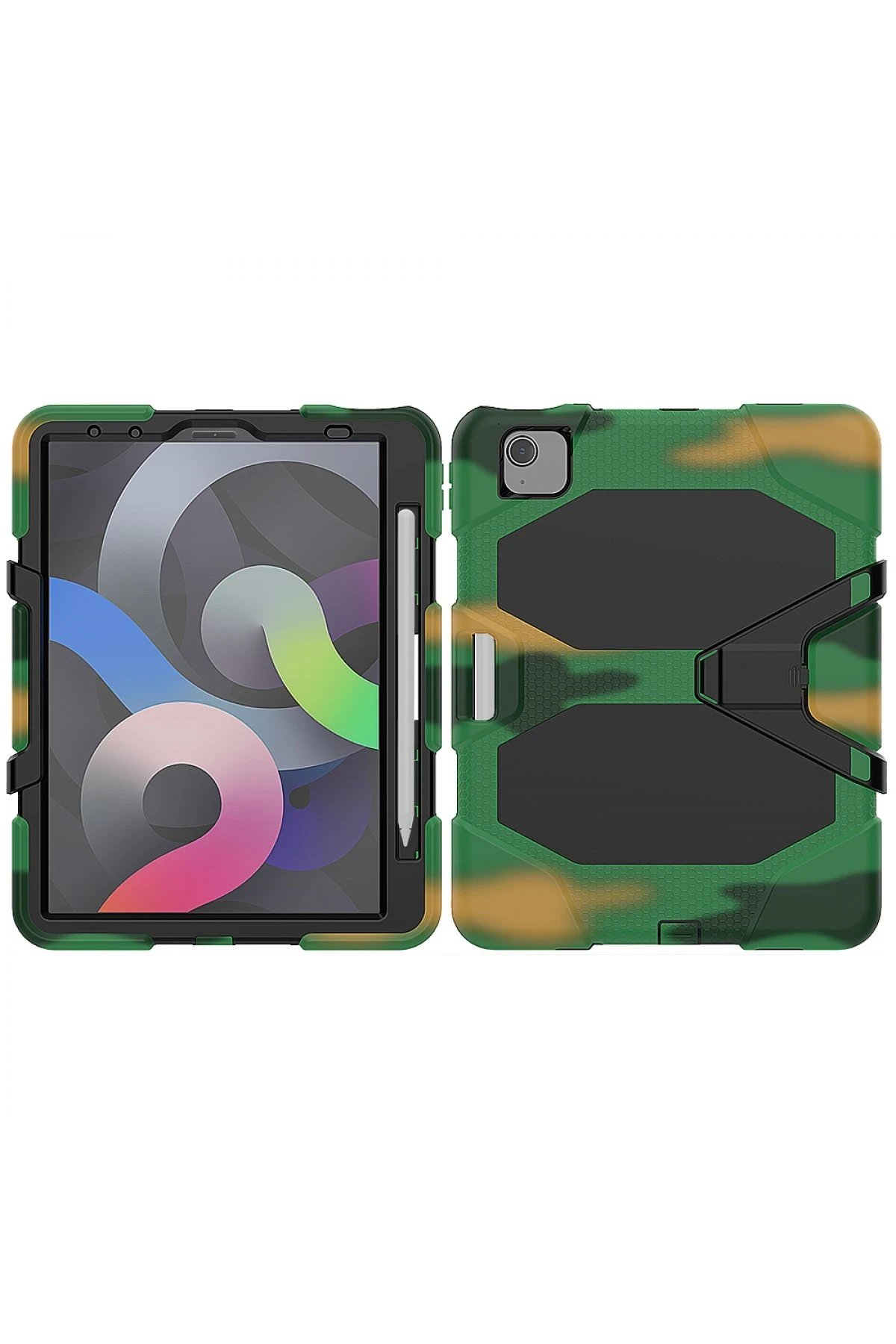 iPad Pro 11 (2020) Kılıf Griffin Tablet Kapak - Kamuflaj-(5796) - Görsel 2