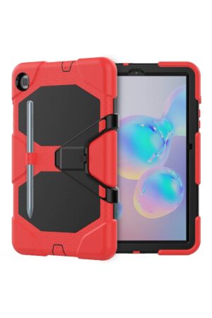 Samsung Galaxy Tab A7 10.4 Kılıf Griffin Tablet Kapak - Kırmızı-(5796)