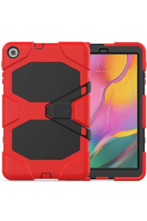 Samsung Galaxy T510 Tab A 10.1 Kılıf Griffin Tablet Kapak - Kırmızı-(5796)