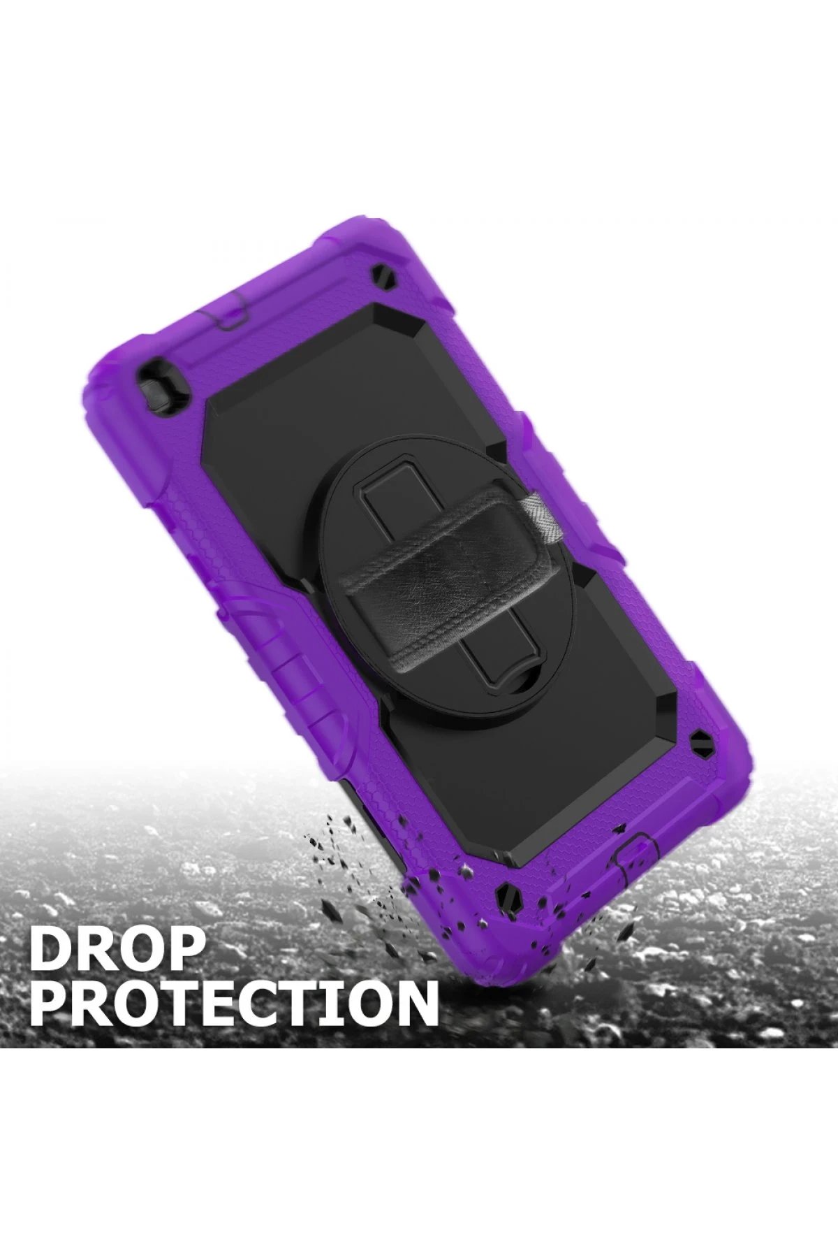 Samsung Galaxy T290 Tab A 8 Kılıf Pars Tablet Kapak - Mor-(5796) - Görsel 2