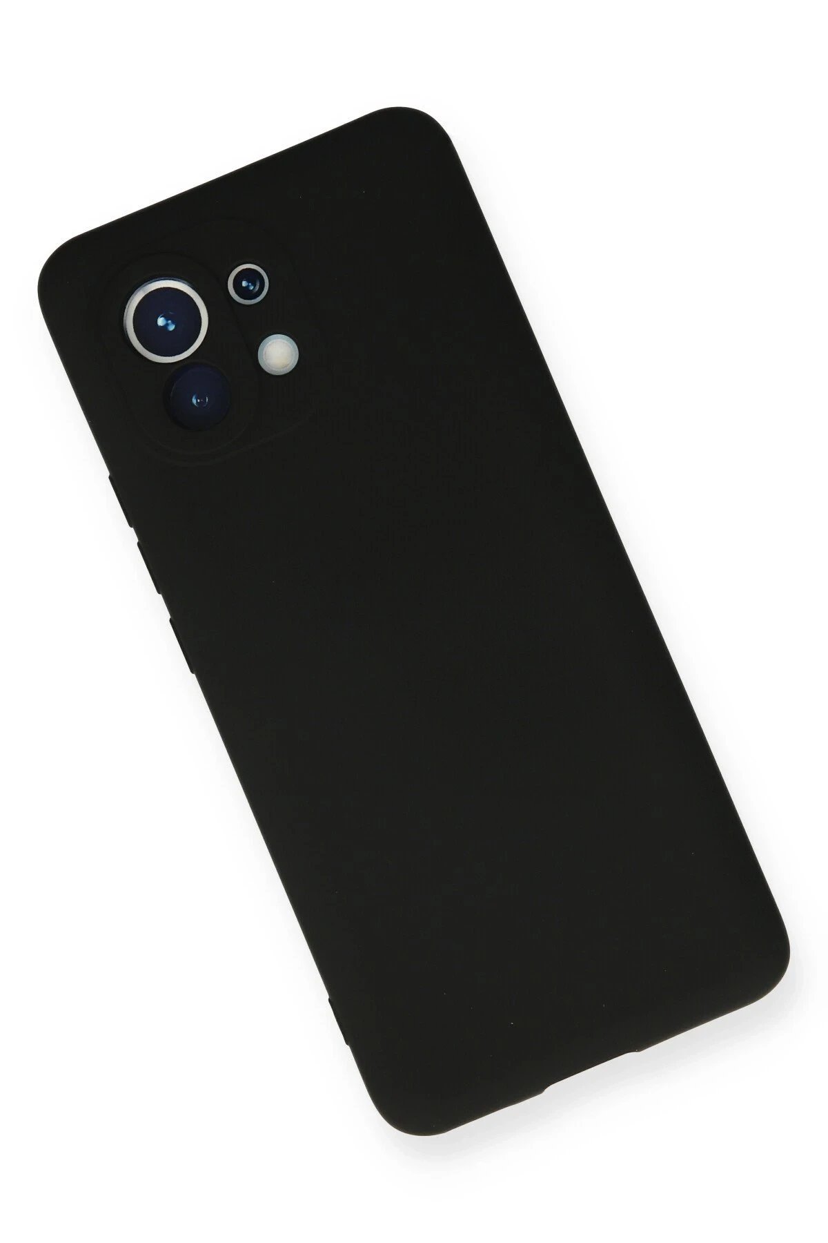 Xiaomi Mi 11 Kılıf Nano içi Kadife Silikon - Siyah-(5796) - Görsel 3