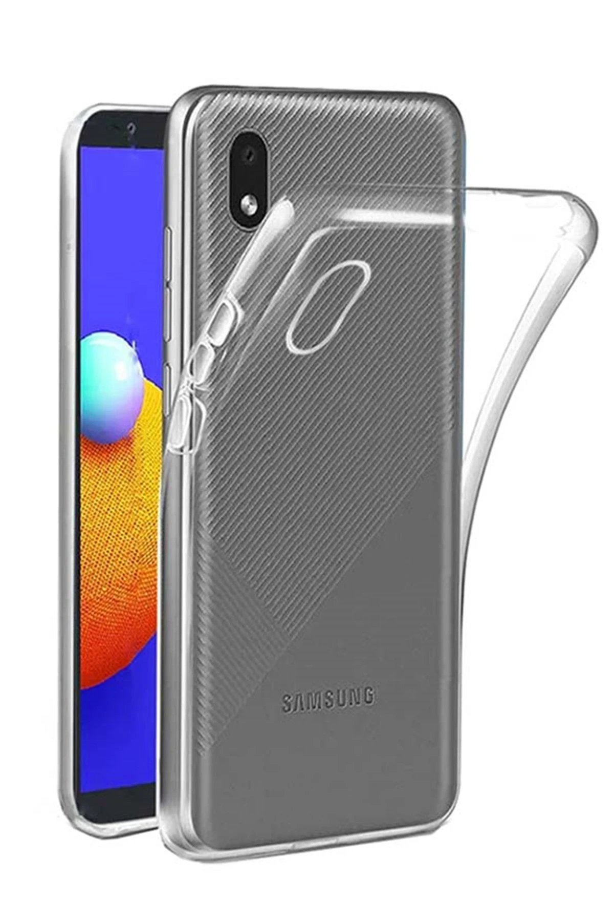 Samsung Galaxy A01 Core Kılıf Lüx Şeffaf Silikon-(5796) - Görsel 3