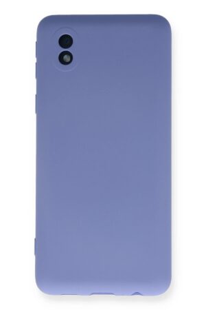 Samsung Galaxy A01 Core Kılıf Nano içi Kadife Silikon - Lila-(5796)