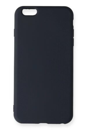 iPhone 6 Plus Kılıf Nano içi Kadife Silikon - Lacivert-(5796)
