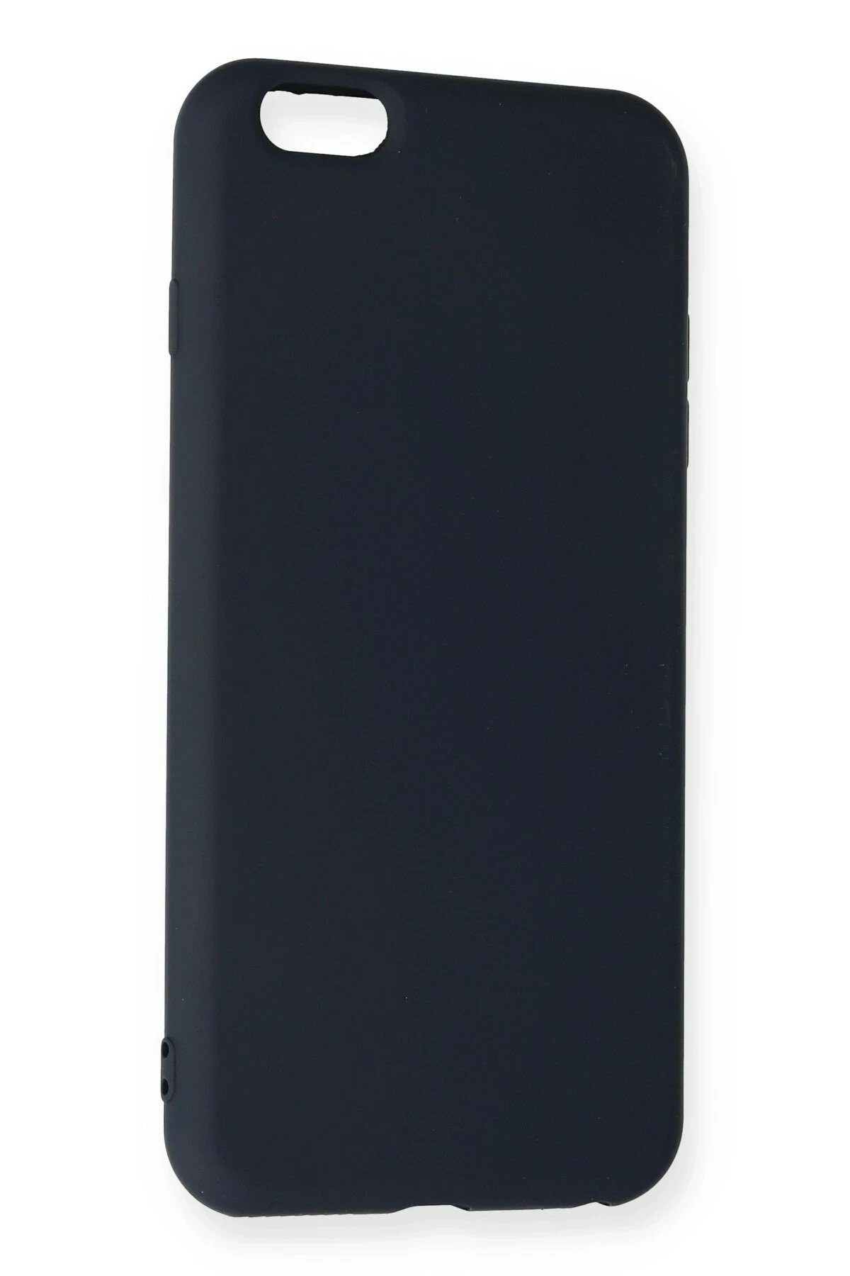 iPhone 6 Plus Kılıf Nano içi Kadife Silikon - Lacivert-(5796) - Görsel 2