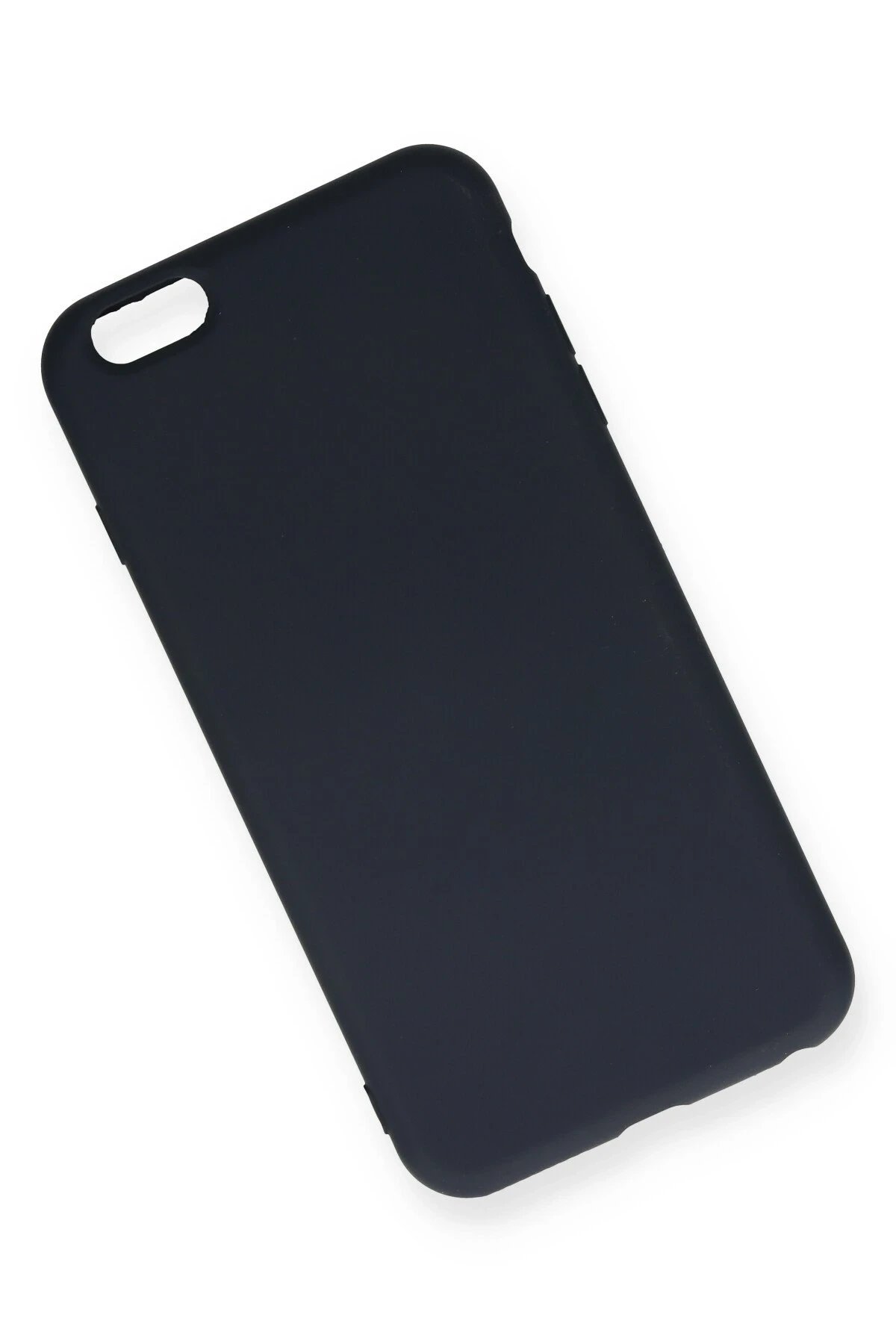 iPhone 6 Plus Kılıf Nano içi Kadife Silikon - Lacivert-(5796) - Görsel 3