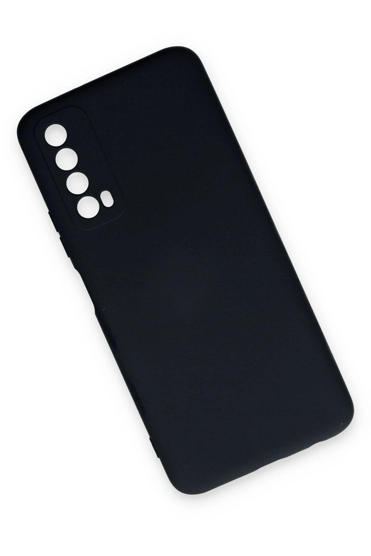 Huawei P Smart 2021 Kılıf Nano içi Kadife Silikon - Lacivert-(5796) - Görsel 3