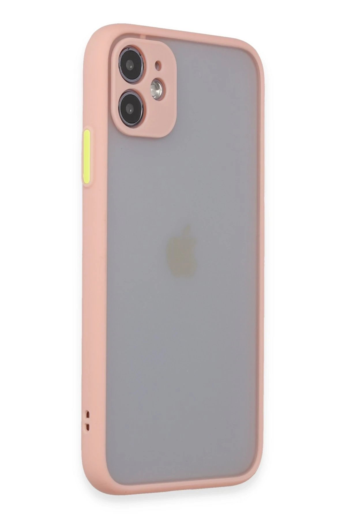 iPhone 11 Kılıf Montreal Silikon Kapak - Pembe-(5796) - Görsel 2