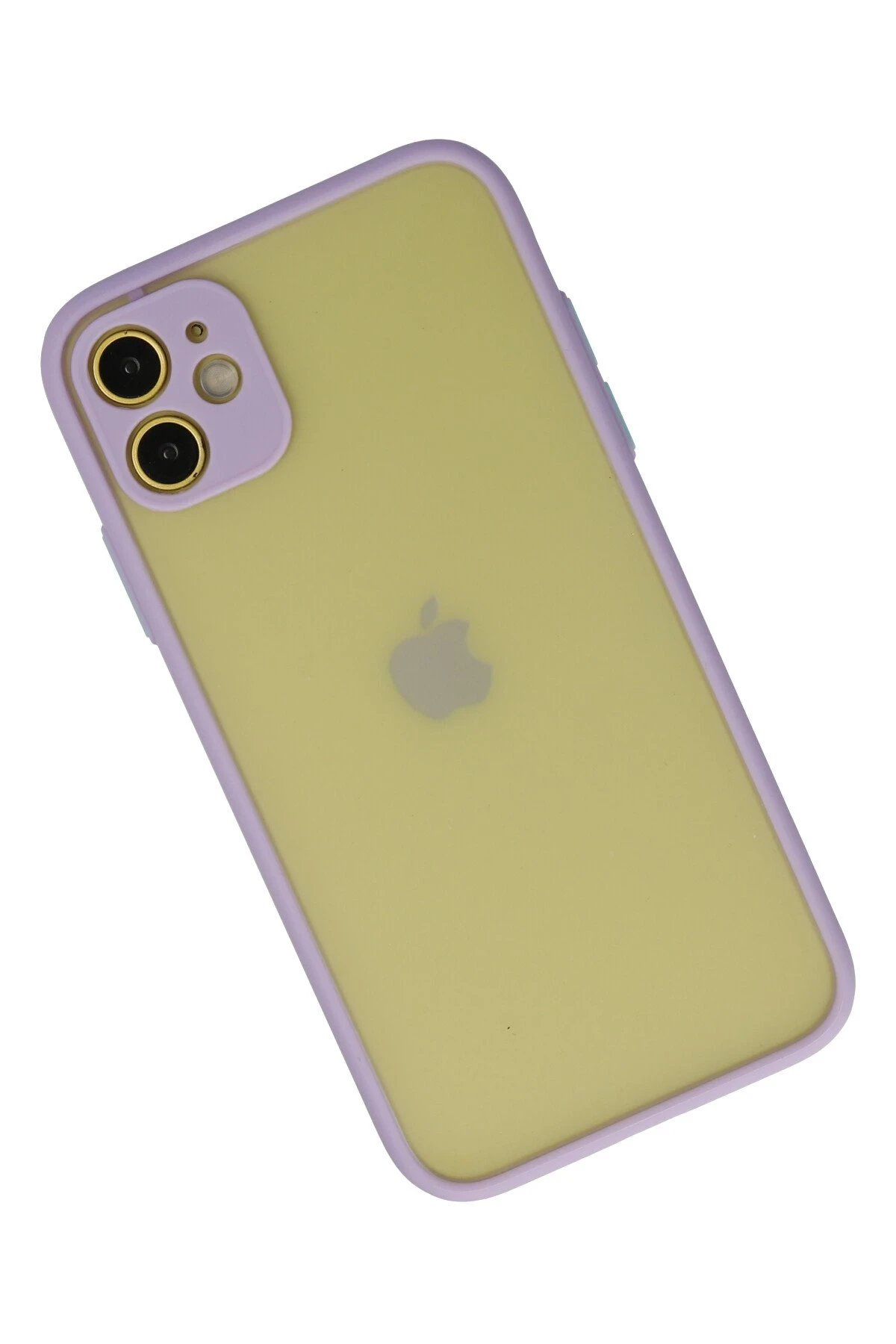 iPhone 11 Kılıf Montreal Silikon Kapak - Mor-(5796) - Görsel 2