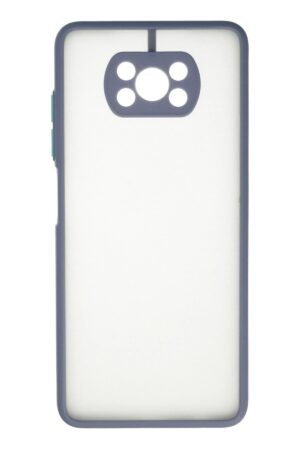 Xiaomi Pocophone X3 Kılıf Montreal Silikon Kapak - Gri-(5796)