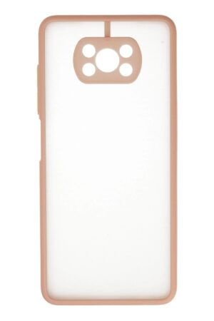 Xiaomi Pocophone X3 Kılıf Montreal Silikon Kapak - Pembe-(5796)