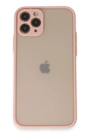iPhone 11 Pro Kılıf Montreal Silikon Kapak - Pembe-(5796)
