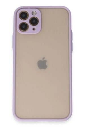iPhone 11 Pro Kılıf Montreal Silikon Kapak - Mor-(5796)