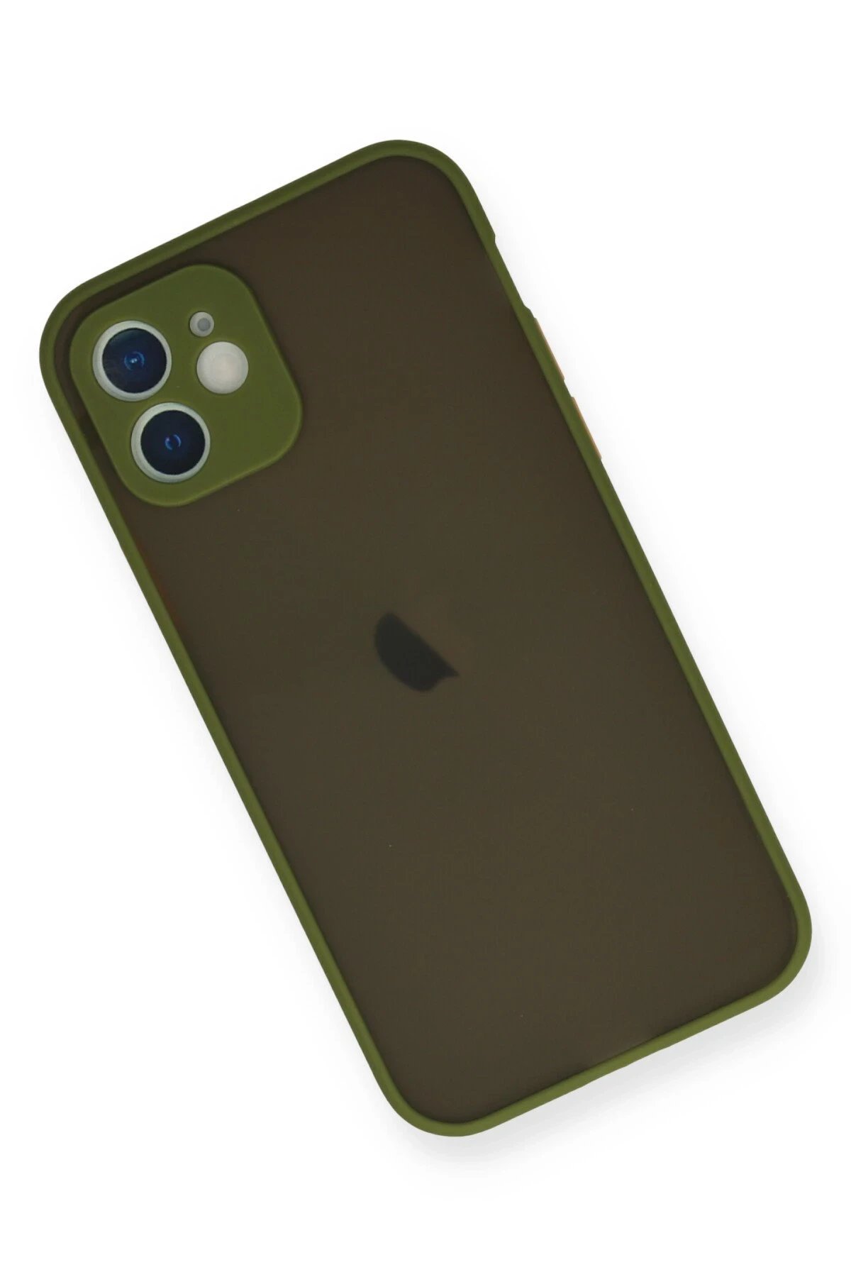 iPhone 12 Mini Kılıf Montreal Silikon Kapak - Açık Yeşil-(5796) - Görsel 3