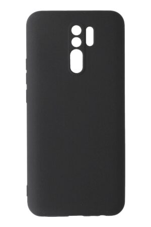 Xiaomi Redmi 9 Kılıf Nano içi Kadife Silikon - Gri-(5796)