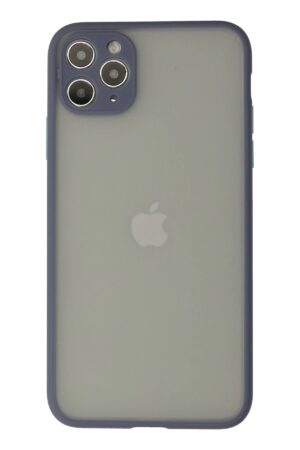 iPhone 12 Pro Max Kılıf Montreal Silikon Kapak - Gri-(5796)