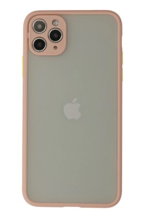 iPhone 12 Pro Max Kılıf Montreal Silikon Kapak - Pembe-(5796)