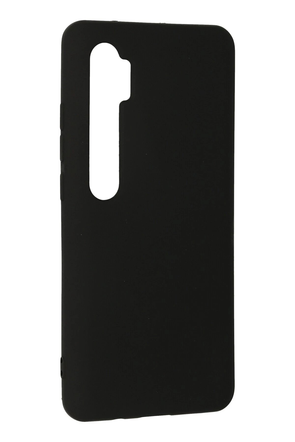 Xiaomi Mi Note 10 Lite Kılıf Nano içi Kadife Silikon - Siyah-(5796) - Görsel 3