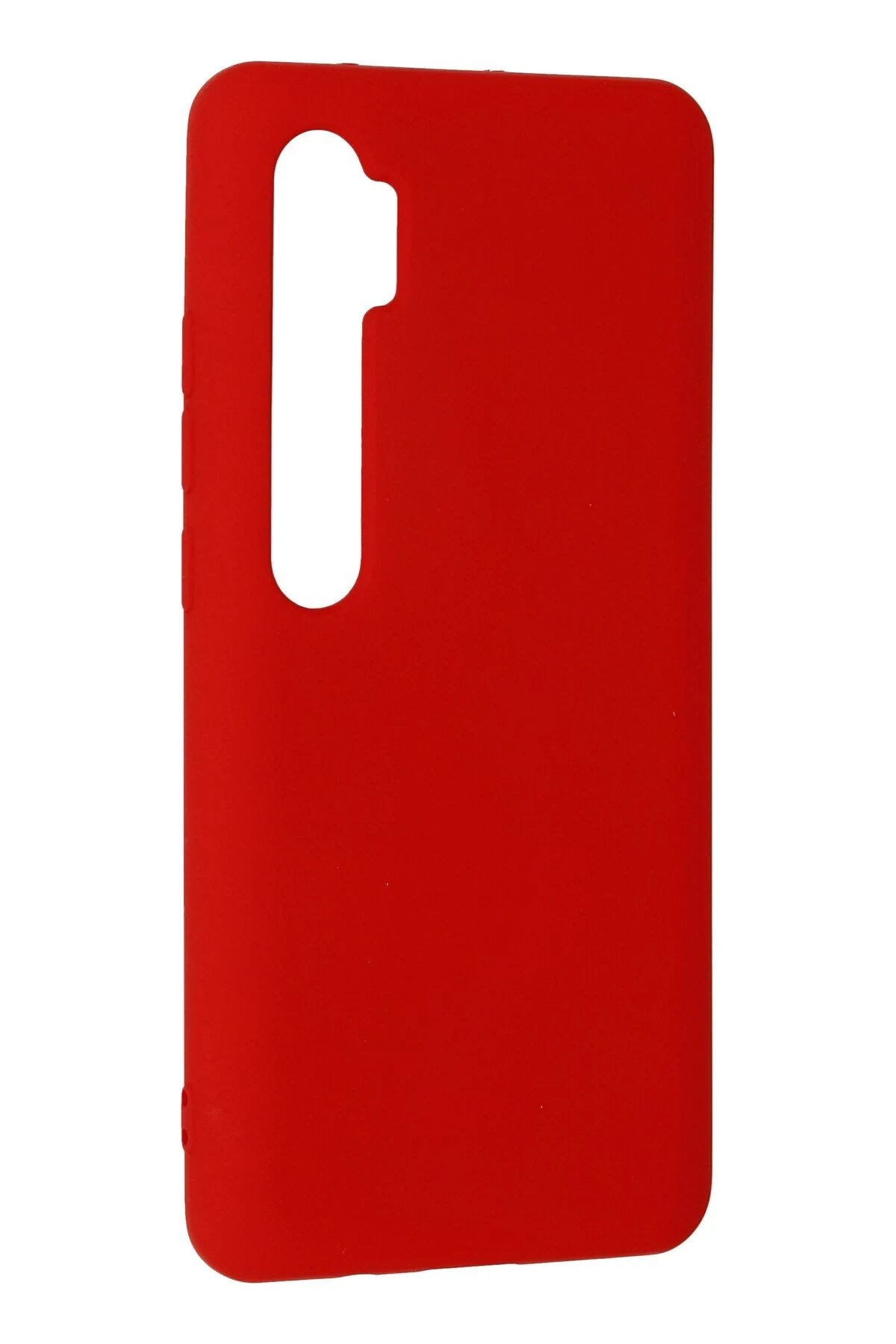 Xiaomi Mi Note 10 Lite Kılıf Nano içi Kadife Silikon - Kırmızı-(5796) - Görsel 3