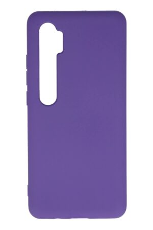 Xiaomi Mi Note 10 Lite Kılıf Nano içi Kadife Silikon - Mor-(5796)