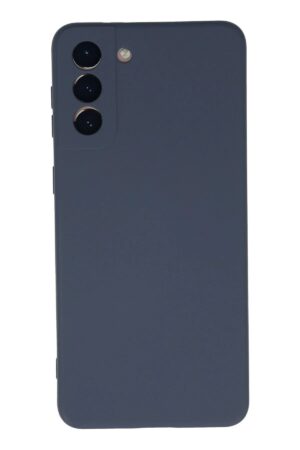 Samsung Galaxy S21 Plus Kılıf Nano içi Kadife Silikon - Gri-(5796)