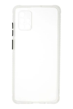 Samsung Galaxy A71 Kılıf Miami Şeffaf Silikon - Şeffaf-(5796)