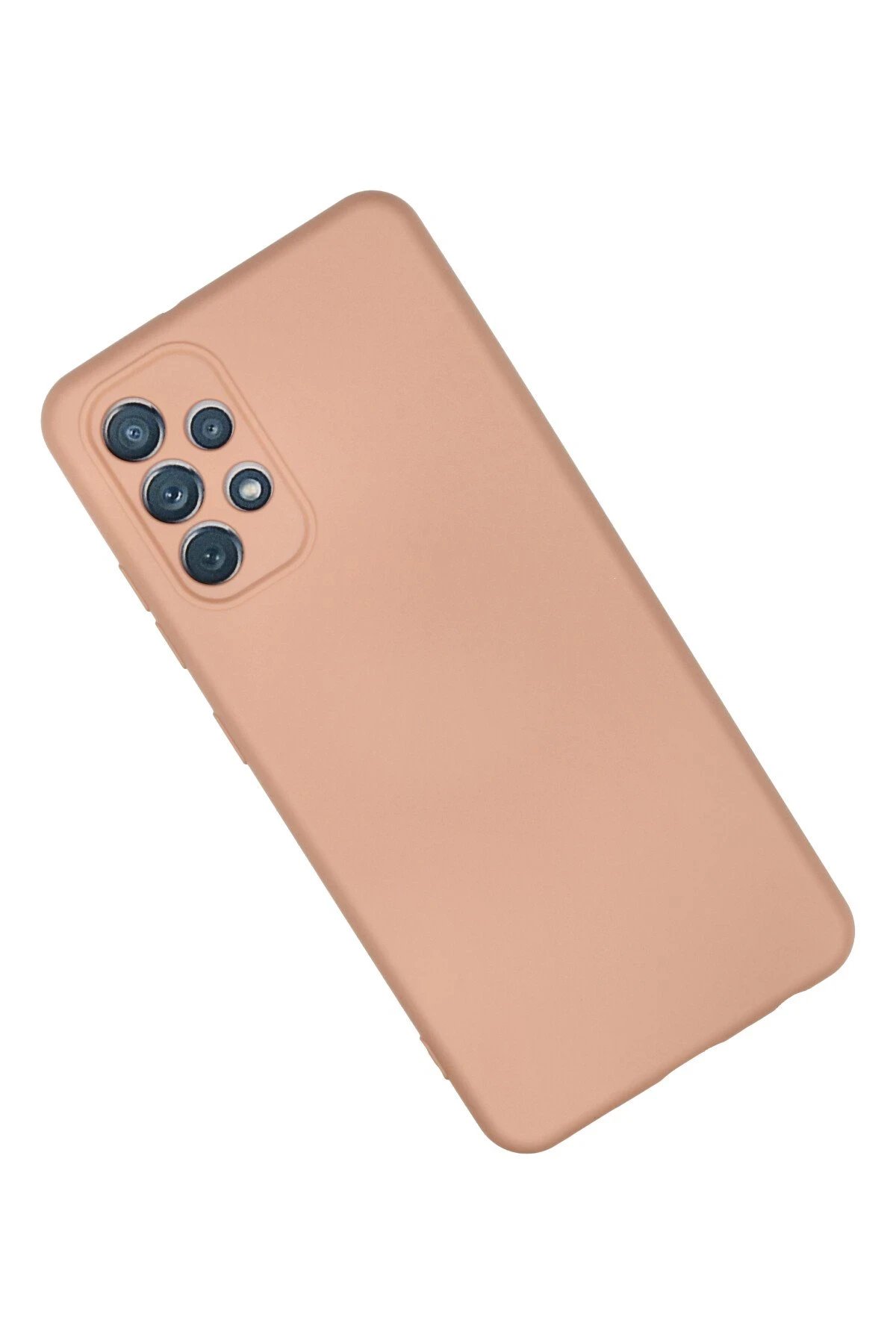 Samsung Galaxy A32 Kılıf Nano içi Kadife Silikon - Pudra-(5796) - Görsel 2