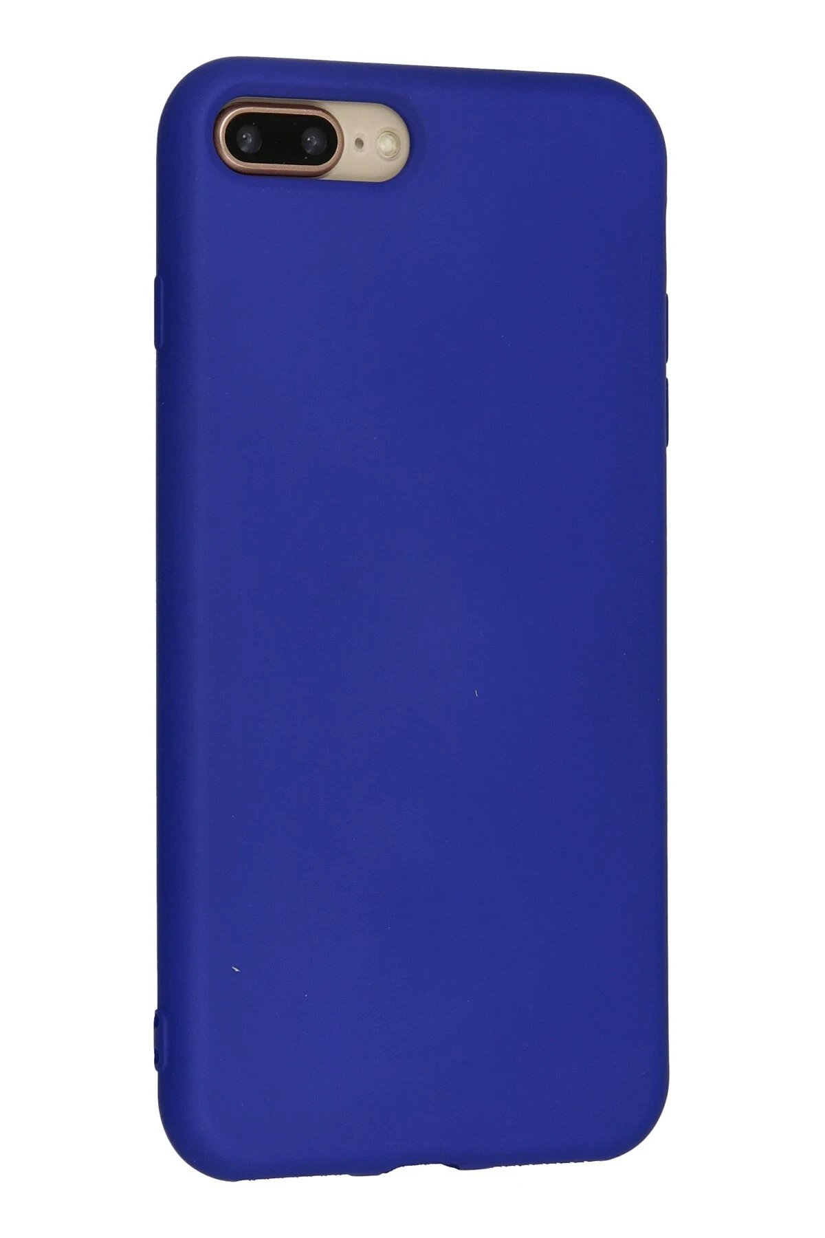 iPhone 7 Plus Kılıf Nano içi Kadife Silikon - Lacivert-(5796) - Görsel 3